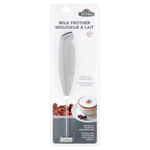 Fill 'n Brew Milk Frother, Grey, 1 Pack, Mix Foamy Cocktails, Whip Up Sauces And Salad Dressings, Make Whipped Cream, Breakfast Omelets