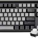 Hexgears GK735 Wired Full Size Mechanical Keyboard, Aluminum Housing Built for Gamers w/Kailh Box White Switch, White Backlit + Surrounded by RGB Light Strip, 104 Keys Gaming Keyboard for PC/Mac