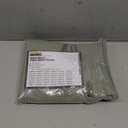 Short Waffle Weave Fabric Shower Curtain 66 inch Long , Hotel Luxury Spa, 230 GSM Heavy Duty, Water Repellent, Machine Washable, Sage Green Pique Pattern Decorative Bathroom Curtain, 71x66