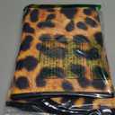 Brown Black Leopard Windshield Sun Shade for Car Auto SUV Truck Foldable Front Window Sunshade Sun Visor Protector Block UV Rays Reflect Heat, 55" x 28"