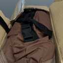 DUCKCOVERS Ultimate Waterproof Rectangular/Oval Patio Table with Chairs Cover, 107 Inch (Mocha Cappuccino)