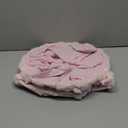 Pink Laundry Hamper 18 x 14 Inch Fluffy Laundry Basket for Girls Nursery Hamper Foldable Storage Bin with Handle for Home Clothes Organization (Pink Bow)