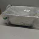 Kitchen Metal Food Pan 2pc 10,5×11,5×5,5in