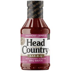 2 x Head Country BBQ Sauce, Raspberry Chipotle | 20 oz | Sweet & Smoky Barbecue (EXP 03/31/28)