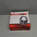 Redragon H878 3-Mode Wireless Blue Lighting Gaming Headset - Lightweight - 7.1 Surround Sound - 40MM Drivers - Detachable Microphone - Multi Platforms for PC, PS5/4/3, Switch, Mobile, Black&Gray