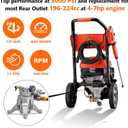 3000 Psi Pressure Washer Pump, 7/8" Shaft Vertical Power Washer Pump Replacement 2700-3000 PSI Universal Pressure Washer Pumps for Pressure Washer