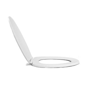 Centoco Elongated Toilet Seat, Closed Front with Cover, Residential, Plastic, Made in the USA, 600-001, White