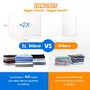 BellaLuce Laundry Detergent Sheets - 200 Laundry Sheets, 400 Loads, Eco-Friendly, Plastic-Free, Fresh Linen Scent, Space Saving, Fast Dissolve & Hypoallergenic