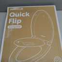 Jool Baby Quick Flip Toilet Seat with Built-in Potty & Splash Guard for Toddler Training, Slow Close (Elongated)