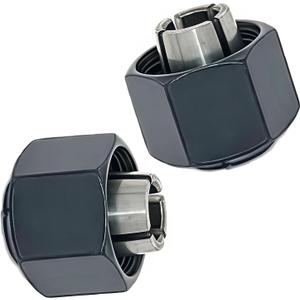 1/4in 6.35mm Chuck Collet Assembly Replace for SKIL RT1430B-10 Router Power Tools(2packs)