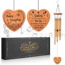 Gifts from Sisters, Birthday Gifts Wind Chime, Unique Windchimes for Chirstmas Wedding Graduation Thanksgiving Gift for Bestie, Sisters-in-Law Patio, Graden Decoration, Xmas
