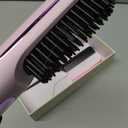 mini Hair Straightener for Short Hair - 2026 Upgraded Cordless,Portable Straightener Brushs for Travel,Fast Heating Cordless Mini Hair Brushs Styling Tools (Purple)