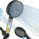 Cobbe Filtered Shower Head with Handheld, High Pressure 7-mode Showerhead with Filters for Hard Water - Remove Chlorine - Reduces Dry Itchy Skin, Patented Paddle Shift Design, Black (3. Matte Black)