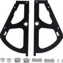 2Pcs Shoes Drawer Cabinet Hinges, 1 Layer Steel Cabinet Frame Furniture Black Hinge Shoes Drawer Cabinet Hinges Turing Rack Replacement Fittings