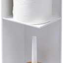 Yamazaki Home Tower Slim Bathroom Storage, Toilet Paper Stocker - Steel -, One Size