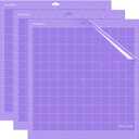 REALIKE 12x12 StrongGrip Cutting Mat Compatible with Cricut Maker 3/Maker 4/Maker/Explore 3/4/Air 2/Air/One(3 Mats), Gridded Adhesive Non-Slip Cut Mat for Crafts, Quilting, Sewing and All Arts