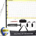 Volleyball Net Outdoor - Includes 32x3 Feet Regulation Size Net - Volleyball Net for Backyard, Beach, or Pool