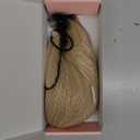 REECHO Ponytail Extension, 8" Short Mini Claw Clip Pony Tail Hair Extensions Natural Soft Feather-Light Tension-Free Ponytail Hairpiece for Women with Short Fine Thin Hair - Natural Blonde