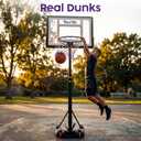 Kids Basketball Hoop Adjustable 5 to 7 FT Portable Basketball Hoop for Kids Indoor Outdoor Play Youth Basketball Hoop with Backboard Wheels Driveway Backyard