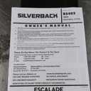 Silverback Height Adjustable In-Ground Basketball Hoop with Tempered Glass Backboard, Pro-Style Breakaway Rim & Backboard Pad (60 inch clear)