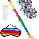 ZCFIFDGB 32-Inch Pinata Sticks, Pinata Sticks That Won't Break, The Quality Is Veryvery Hard. Kids Can Enjoy Playing At The Pinata Party Without Worrying About It Getting Damaged. Pinata Sticks Kids Love