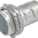 RACO 2283B5 Connector, Screw-in, 3/4-Inch Trade Size, Flex, Zinc, 5-Pack,Gray