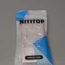 NITITOP Compatible with iPhone 11 Case Cute Clear Durable Ribbon Bowknot Pattern for Girls Women Soft TPU Transparent Full Camera Lens Shockproof Protective Phone Cover - Pink