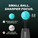 Bandit Sports Tee Popper, Durable Nylon Strength, Batting Tee for Perfect Swings, Baseball Training for Hitting Without a Pitcher 1 Popper Ball Included