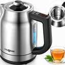 Electric Kettle with Temperature Control, 1.7L 1500W Stainless Steel Tea Kettle, 13 Preset Temperatures, LED Display, Keep Warm 2 Hours, Strix Thermostat, BPA Free Hot Water Boiler for Tea & Coffee