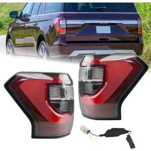 FULL LED Type Tail Light Lamp Assembly Compatible with 2018-2021 Ford Expedition XLT/Limited/Limited/King Ranch/Platinum Left Driver Side & Right Driver Side