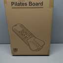 Black Pilates Board,Pilates Reformer Sets,Multifunctional Abdominal Pilates Board for Home Workout Equipment,Portable Foldable Ab Board Pilates Exercise Machine,Pilates Reformer Board for Women
