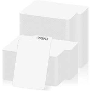 300 Pieces Trading Card Dividers, Blank Paper Card Dividers White Card Separators with Tabs for Storage Boxes, MTG TCG Sports Game Cards, 2.6 x 4.1 Inches