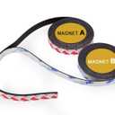 A+B Paired Magnetic Tape with Adhesive Backing, (10ft x 0.5 in x 2 Pack) Flexible AB Magnets Strips for DIY Closure Craftings, a b Magnet Match to Use