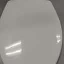Mayfair Caswell Modern Slow Close Toilet Seat, Durable Plastic, Elongated, White
