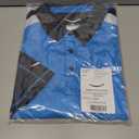 LULY YANG DSP Men's Active Polo - Short Sleeve (Blue, XXL)