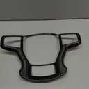 Carbon Fiber Steering Wheel Trim Cover Frame Decoration Interior Accessories Compatible with Chevrolet Silverado 2019-2023,for Chevrolet Tahoe 2021-2023,for Suburban SUV 2020-2023