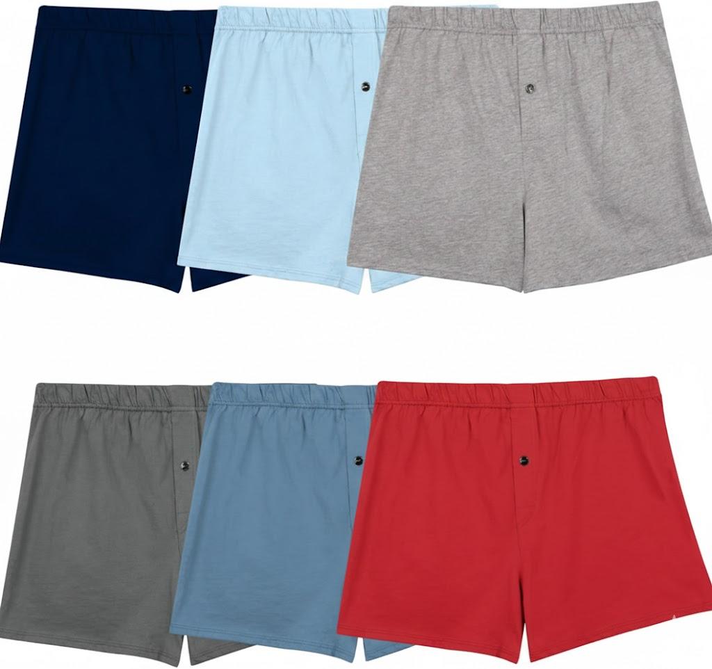 Fruit of the Loom Men's Tag Free Knit Boxer Shorts, Relaxed Fit, Moisture Wicking, Assorted 6 Color Multipacks