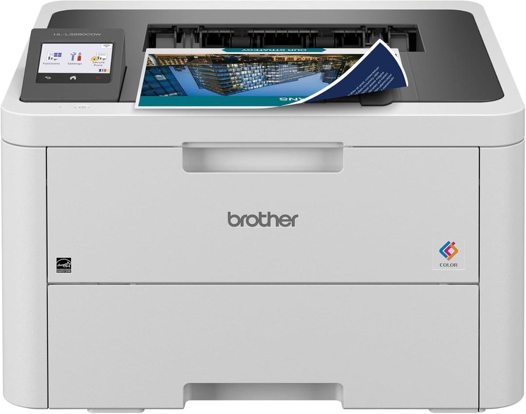 Brother HLL3280CDW Wireless Compact Color Laser Printer, Duplex, Mobile Printing & Ethernet | Includes 2 Month Refresh Subscription Trial, Amazon Dash Replenishment Ready