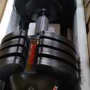 Tzou Adjustable Dumbbell 52LB Free Dumbbell Weight Adjust with Handle for Full-Body Home Gym Workouts 14.70 x 8.07 x 7.68INCH (Black as Shown)