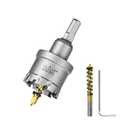 SALI 1-1/2" (38mm) TCT Hole Saw Kit Tungsten Carbide Tipped Hole Saw Drill Bit with Titanium-Plated Pilot Drill bit for Metal, Stainless Steel, Iron, Plastic