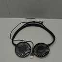 YALTOON Neck Fan - 2600mAh Battery Operated Hands Free Fan, Portable Hang Around Neck Fans for Fishing, Camping, Hiking, Working, USB Powered, Over 12 Hours Cooling