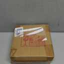 Laundry Room Decor for Wall Farmhouse Signs Set of 4 Wash Dry Fold Put Away Rustic Decor for Shelf Laundry Wall Art with Wood Frame Decorative Room Sign 8'' x 8'' (White & Brown)