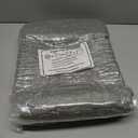 Pouf Ottoman Stuffed 20x20x12 Inches Floor Pouf Plush Fiber Ottoman Foot Rest Under Desk Foot Stool for Living Room Bedroom (Green)