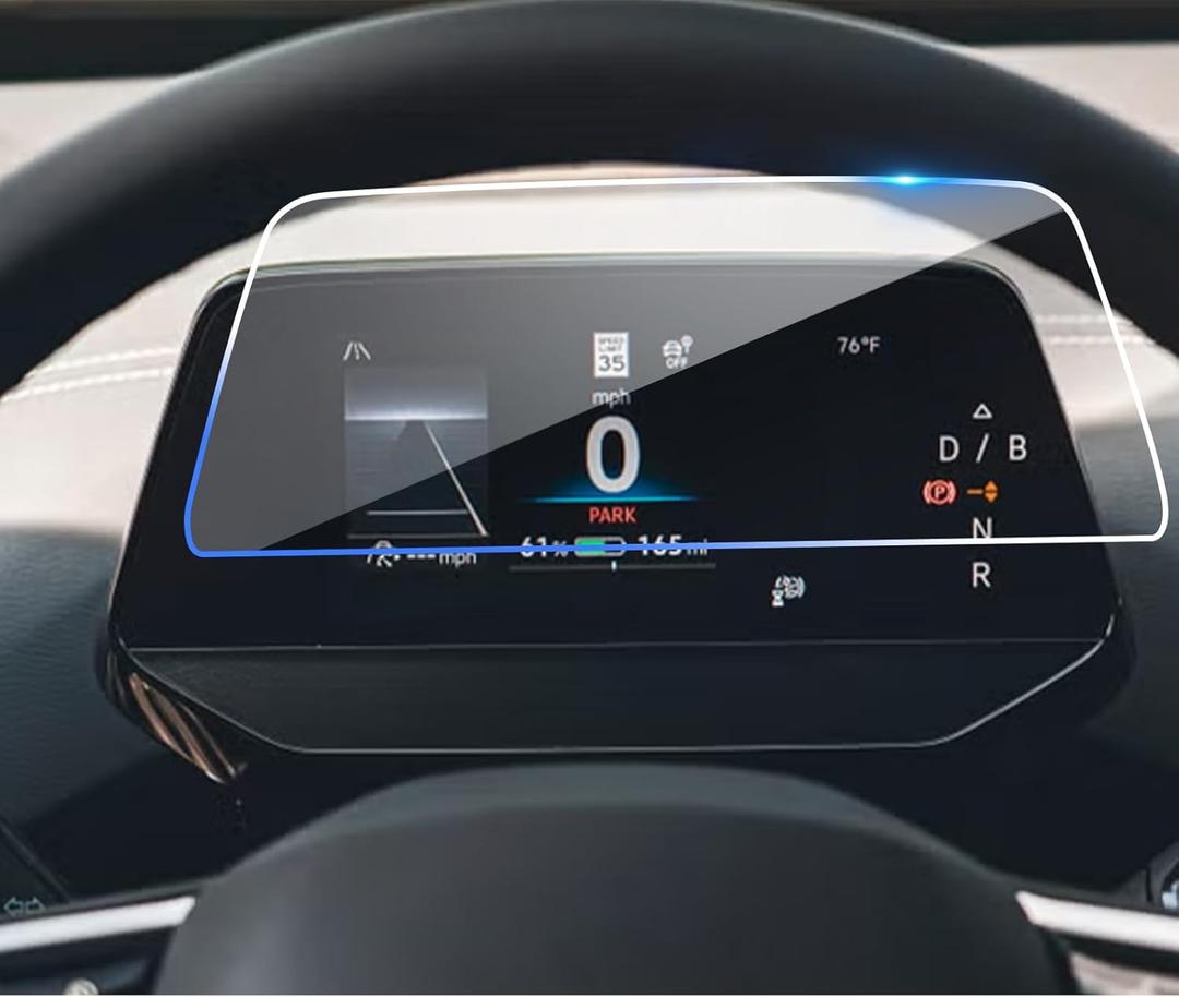 TTCR-II Compatible with 2021-2024 2025 Volkswagen ID.4 Dash Screen Protector 5.3 Inch, for VW ID4 Screen Protector, Tempered Glass Dashboard Touchscreen Flim for ID 4 1st Edition/Pro/Pro