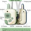 Dino Walkie Talkies for Kids,Dinosaur Toys for Kids 3-5-7,Toddler Kids Toys 2 Pack Birthday Gifts for 3 4 5 6 7 8 9 Year Old Boy Girls Toy for 3-12 Boys Outdoor Game,Easter Christmas Stocking Stuffers