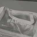 LENHAAYU Travel Toiletry Bag for Women and Men, Matte Translucent Toiletry Waterproof Toiletry Bag, Makeup Cosmetic Organizer Bag for Travel Toiletries Accessories White