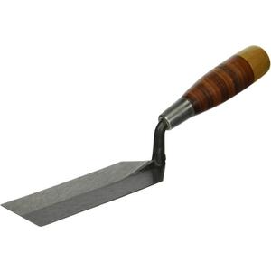 Kraft Tool RO58-6L W.Rose 6"x2" Margin Trowel with Leather Handle