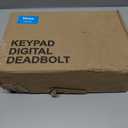 Veise Keyless Entry Door Lock with 2 Lever Handles - Electronic Keypad Deadbolt, Easy Installation Digital Smart Front Door Lock Set, Satin Nickel