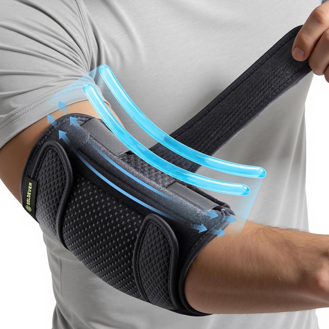 Upgraded Cubital Tunnel Elbow Brace for Women and Men, Elbow Splint-XL, X-Large