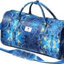 Original Floral Water Resistant Duffel Bag Gym bag Weekender Travel Bag for Gym Beach Travel Daily Bags